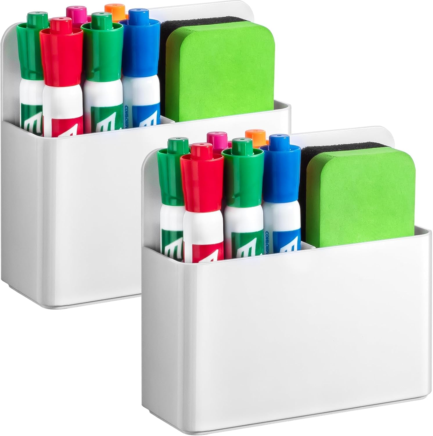 BANAFICH 2 Packs Magnetic Pen Holder