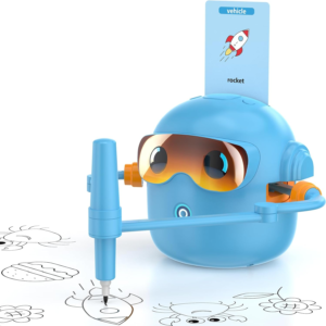 Kids STEM Drawing Robot, Voice Interactive Learning Toy for Toddlers 3-8