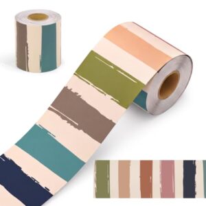 65FT Bulletin Board Borders - Stripes Border Trim for Classroom Boarders