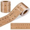 65ft Ruler Bulletin Board Border School Supplies Straight Bulletin Board Trim Roll Math Stationery Back to School Decor for Whiteboard, Walls, Desks, Doors, Lockers, Classroom