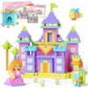 65 PCS Magnetic Blocks Set, 1" Magnet Building Blocks with Toy Eyes and Storage Bag for Kids Gifts, STEM Educational Preschool Sensory Toys for Toddlers Boys Girls Ages 3 4 5 6 7 8 + (Macaron Color)