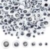 660pcs Wiggle Eyes Sew On Shank Back Sewing Crafts Animal Craft Button for Teddy