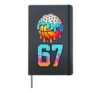 6 7 Boys Journals Age 10-12 8-10 67 Basketball Drip Gifts Hardcover Journal, Black