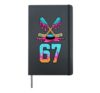6 7 Boys Journals Age 10-12 8-10 67 Ice Hockey Player Gifts Hardcover Journal, Black