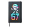 6 7 Boys Journals Age 10-12 8-10 Baseball Drip Player Gifts Hardcover Journal, Black