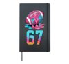 6 7 Boys Journals Age 10-12 8-10 Football Drip Player Gifts Hardcover Journal, Black