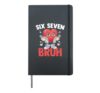 6 7 Heart 67 Six Seven Meme Boys Girls Kids Valentine's Day Hardcover Journal, Black