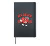 67 Six Seven 6 7 Meme Heart Boys Matching Valentine's Day Hardcover Journal, Black