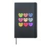 67 Six Seven Valentine's Day 6 7 Meme Boys Girls Gen Alpha Hardcover Journal, Black