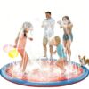 67" Splash Pad for Kids & Dogs, Outdoor Water Play Sprinkler Mat