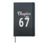 67th Womens Birthday Hardcover Journal, Black
