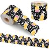 68.9 Ft Composition Bulletin Board Borders Pencil Scalloped Classroom Border Trim Rolled Black and White Back to School Bulletin Board Decoration for School Classroom Home Office Chalkboard Wall Decor