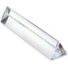 6 Inch/ 150Mm Equilateral Crystal Prisms Set Crystal Triangular Prism Optical Prisms Glass Physics Teaching Refracted Light Spectrum Maker Photography Props