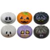 6 Pack Halloween Dumpling Squishy Fidget Toys, Cute Pumpkin Ghost Slow Rising Stress Squeeze Toys, Kawaii Sensory Relief Toy, Halloween Party Supplies Fillers for Kids Teens Adults