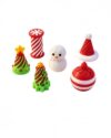 6Pack Spiral Cone Fidget Toys, 3D Printed Mini Sensory Toys for Stress Relief, Anxiety Christmas Sculpture Decoration for Desk,Dining Table Spiral Fidgets for Study, Classroom, Apartment