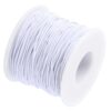 6 Pcs Beading Cord, Core Elastic String for Jewelry Making White