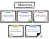 6PCS Composition Magnetic Write Wipe Paper Organization Chart Pastel Dry Erase Objectives Learning Magnets Whiteboard Accessories Objectives for Back to School Classroom Goals Targets Teacher Supplies