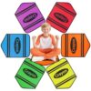 6pcs Crayon Carpet Seats for Classroom 14X17 Inch Colorful Floor Mat Small Crayon Classroom Rug Non Slip Floor Cushions for Preschool Kindergarten Daycare Elementary School Learning Playing Areas