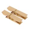 6PCS Golden Color Brass Paperclips Planner Decoration Clip Cute Metal Receipt Paper Clips Accesorios De Oficina Shot Prop