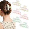 6Pcs Hair Claw Clips for Women Cute Fashion Hair Accessories Daily Gift