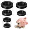 6PCS Piggy Bank Stopper,6 Sizes Fits 22MM,25MM,26MM,27MM,30MM,35MM Holes