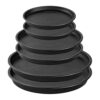 6Pcs Reusable Stepping Stone Molds, 3 Size Round Cement Molds for Concrete, 10.2 in, 11 in, 12.6 in Plastic Concrete Mold Trays for Flower Pots, Indoor Plants, Home & Balcony Decor, DIY