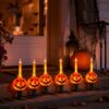 6Pcs/Set US 120V Halloween Pumpkin Bubble String Lights IP44 Waterproof