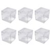 6PCS Small Observation Boxes with Magnification Lid Study Tool Housing Box for Outdoor Educational Activity Square Habitat for Exploration