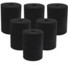 6 Pieces Black Cup Turner Foam Flexible Sponge Inserts for 10oz-40oz Skinny Common Crafting Work with 3/4 Inch PVC Pipe Black Cup Turner Foam