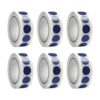 6 Rolls Circles Labels Round Sticker Red Dot Sticker Circular for Calendar Marking Inventory Management Inventory Coding