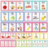 6"x14" Pastel Alphabet Number Line for Classroom Wall Decorations, ABC Letter Line Posters Bulletin Board Decor Set, Back to School Kindergarten Preschool Teacher Must Haves Supplies (Colorful)