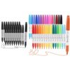 7-ackz Permanent Markers Assorted Colors and Black Fine Point