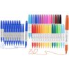 7-ackz Permanent Markers Blue and Assorted Colors Fine Point