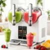7-in-1 Freezing Drink & Soft Serve Ice Cream Maker 2x2L LED Display White