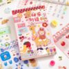 700+ Kawaii Japanese Scrapbook Sticker Book, 32 Sheets Cute Animal Stickers for Scrapbooking, Junk Journal, Planner, DIY Crafts & Journaling Supplies