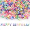 700+ Pieces 9x12mm Big Large Alphabet Letter Beads A-Z Mixed Plastic Shape Loose Beads for Jewelry Making Bracelets Necklaces Key Chains (Pearl Colors)