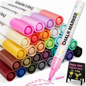 BOTKC 30 Washable Liquid Chalk Markers
