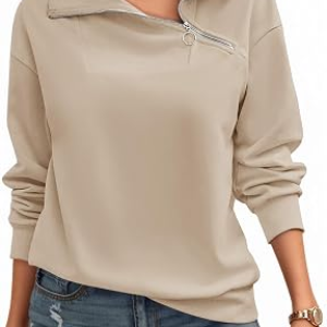 FISOEW Zipper Sweatshirt