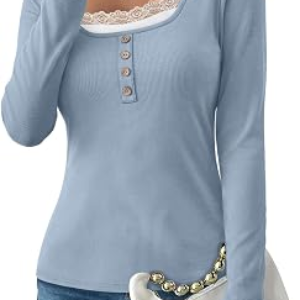 WIHOLL ong Sleeve Tops