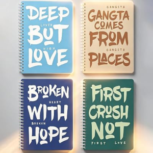 Niodel 4 Pack A5 Spiral Notebook for Note Taking, 6 X 8 inch Waterproof Softcover 80 Sheets/160 Pages Journals Writing Lined Notebooks Bulk for Study Back to School Office Work Personal Supplies