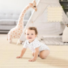 Puzzle Play Mat 48 Tiles with 96 Border Pieces, Interlocking Stitching Mat with Border for Living Room Playroom Gym, 11.8 x 11.8 Inch Beige