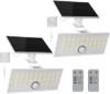 ESLIGHTION 2 Pack Solar Motion Sensor Security Lights