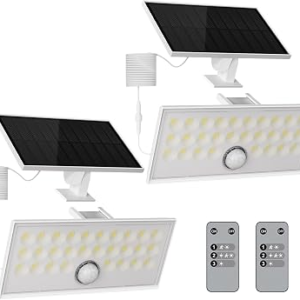 ESLIGHTION 2 Pack Solar Motion Sensor Security Lights