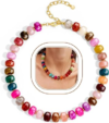HOLIDAYQBEE Colorful Beaded Necklace