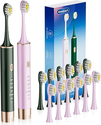 ANEEBART 2 Pack Electric Toothbrush