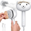 Self Cleaning Shedding Steam Cat Brush
