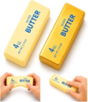 2PCS Butter Squishy Toy, Slow Rising Squeeze Toys, Fidget Squishy Stress Relief Squishy Toys for Anxiety Relief, Realistic Butter Stick Soft PU Foam Stretchy Squishies for Office Desk, Party Favors
