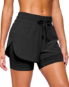SOOTHFEEL Womens 2 In 1 Running Shorts