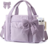 LOVEVOOK Insulated Lunch Box for Women,Adult Lunch Cooler Tote Bag with Bow