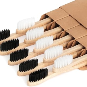 NUDUKO 10 Piece Bpa Free Soft Bristles Toothbrushes